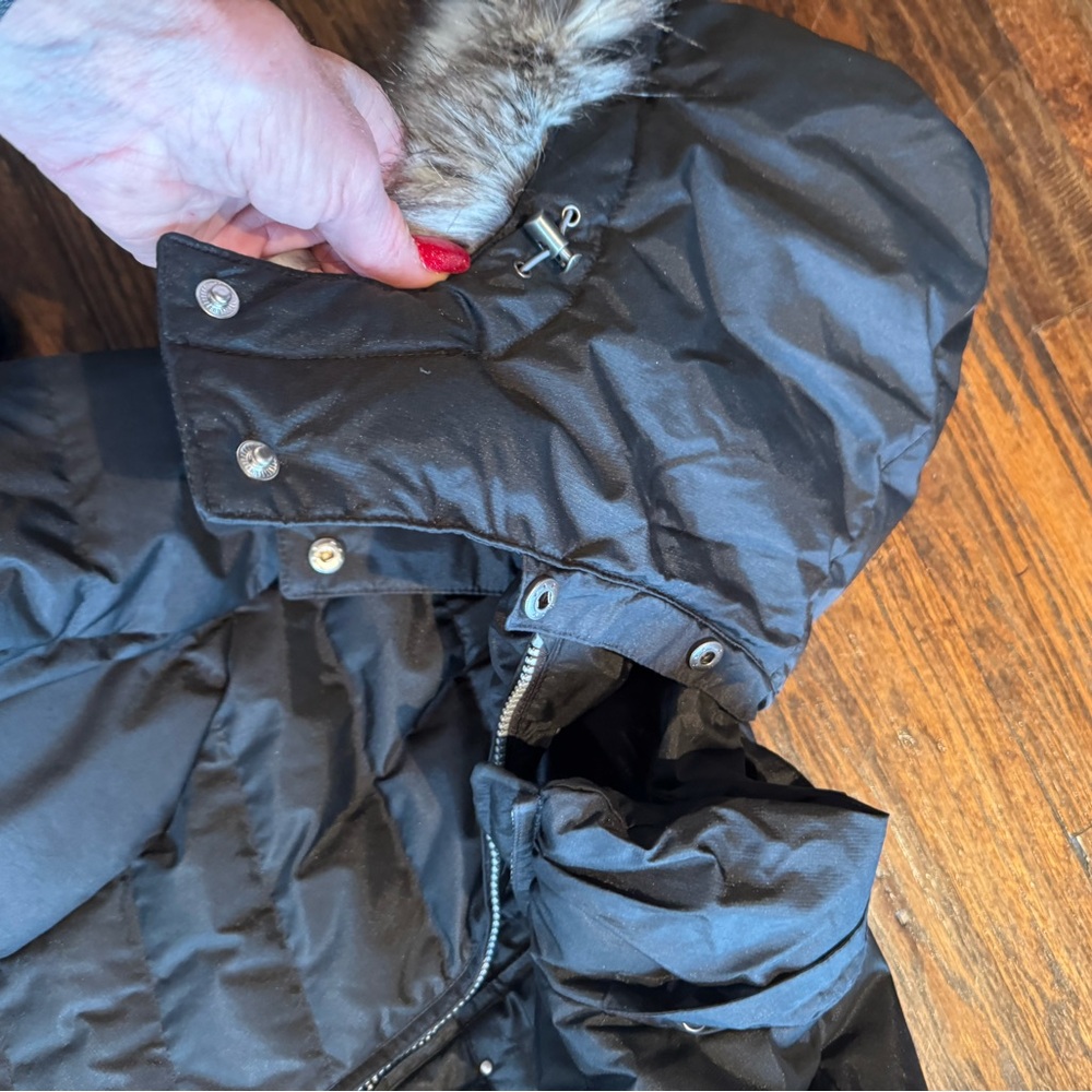 Eddie Bauer Sun Valley Black Down Parka - Picture 7 of 12